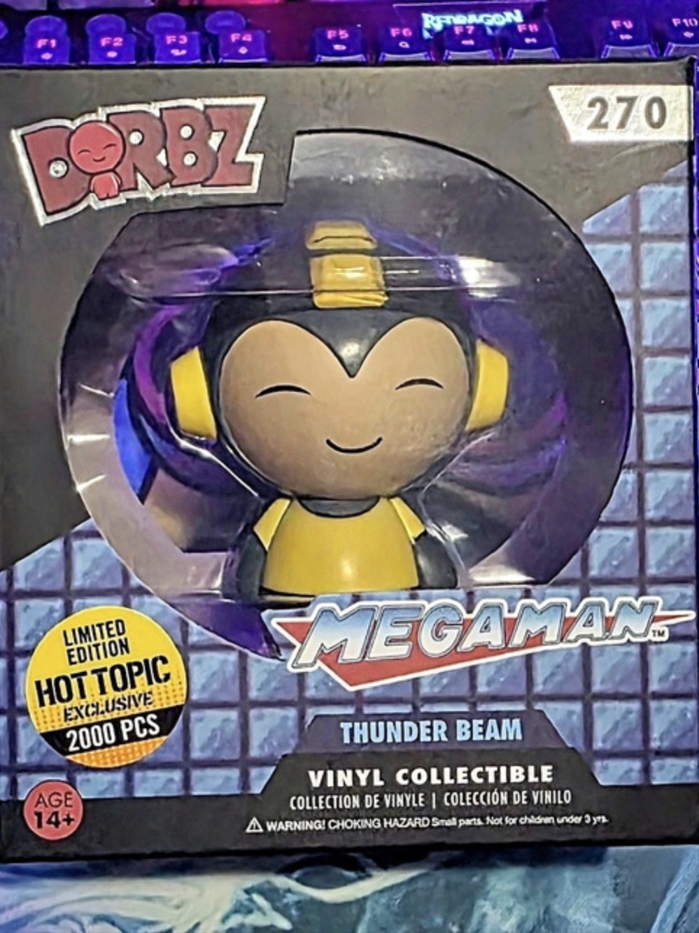 Funko Dorbz Mega Man Thunder Beam #270 Vinyl Collectible Figure #270 NWT